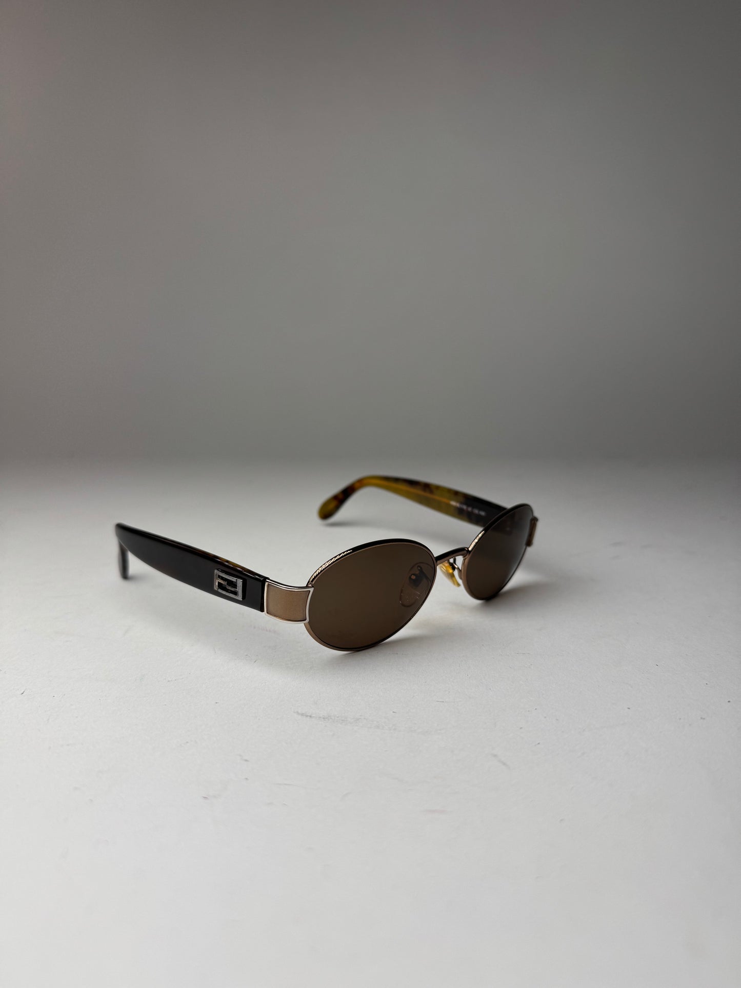 Vintage Fendi Sunglasses black gold