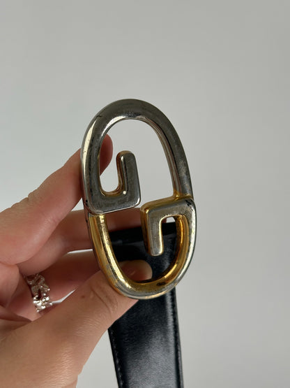 Vintage Gucci Leather belt black