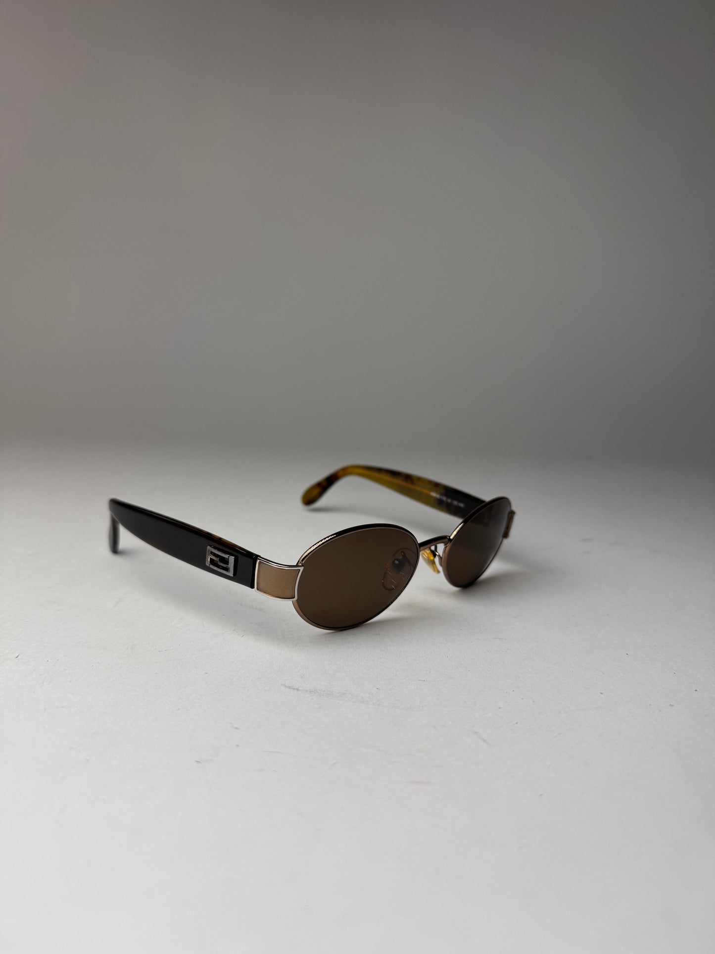 Vintage Fendi Sunglasses black gold
