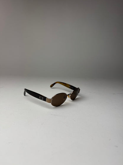 Vintage Fendi Sunglasses black gold