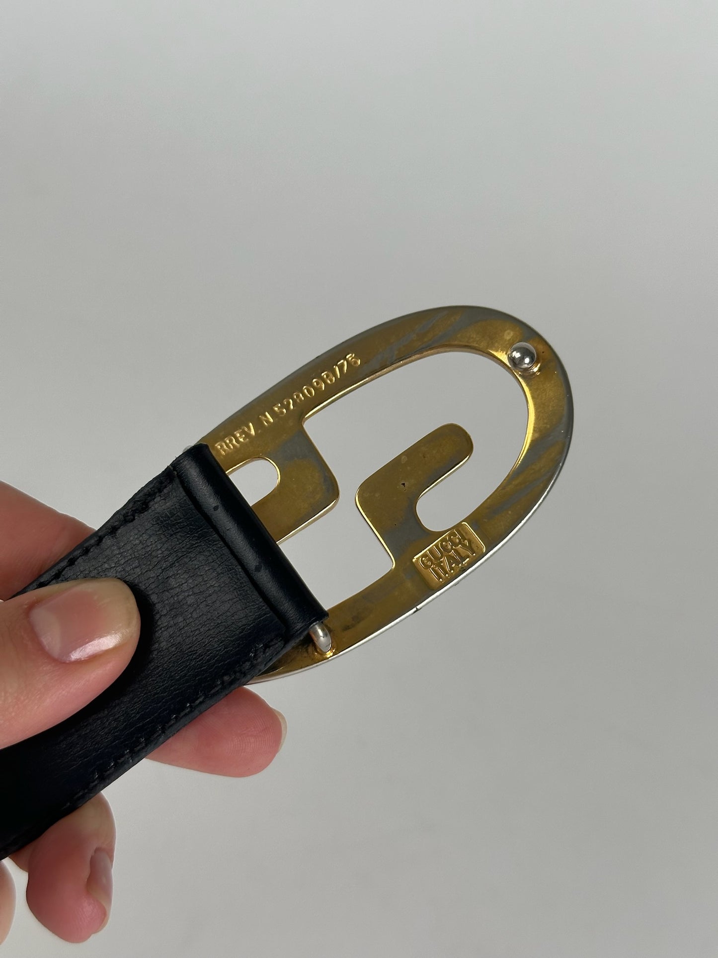 Vintage Gucci Leather belt black