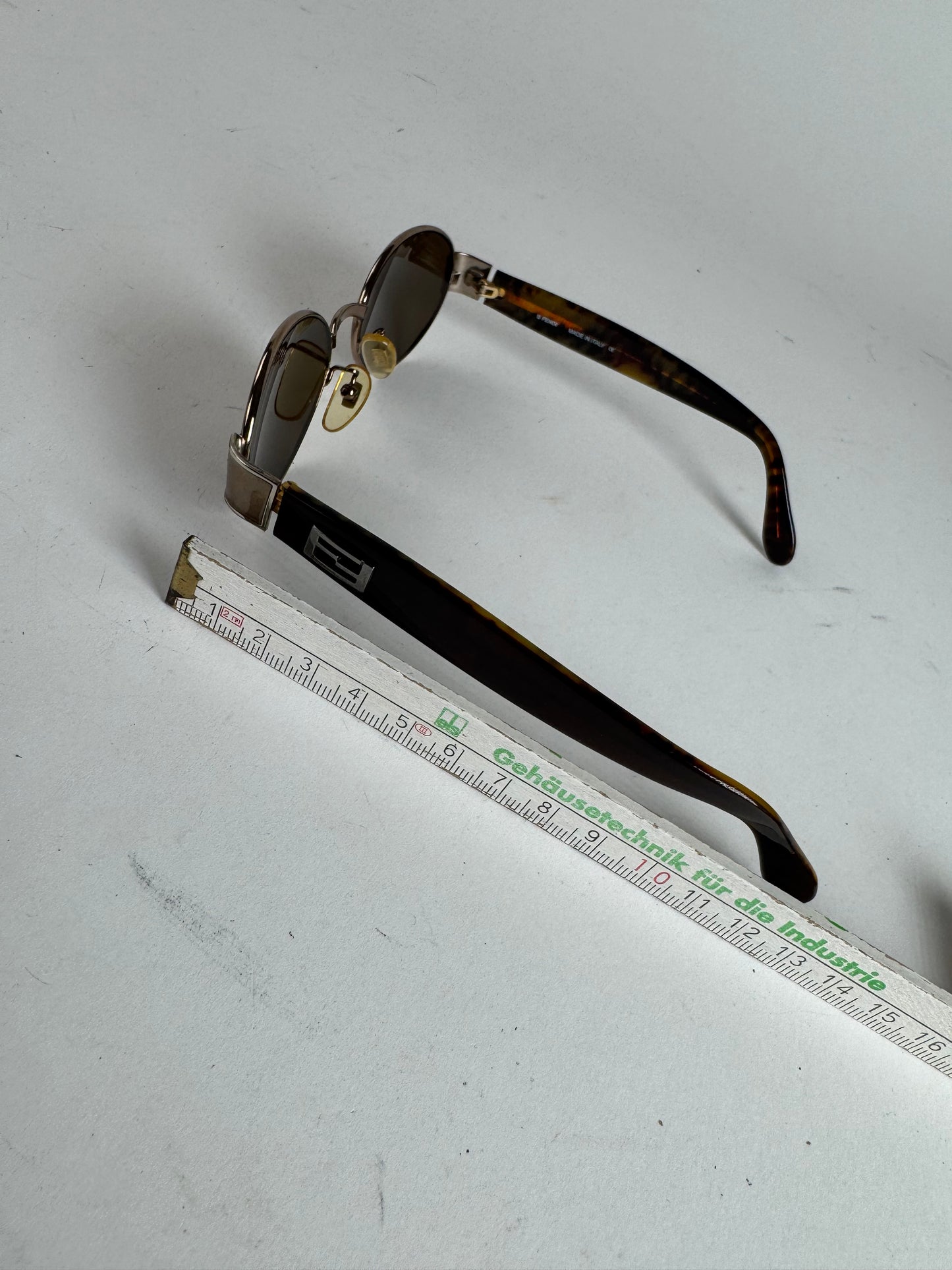 Vintage Fendi Sunglasses black gold