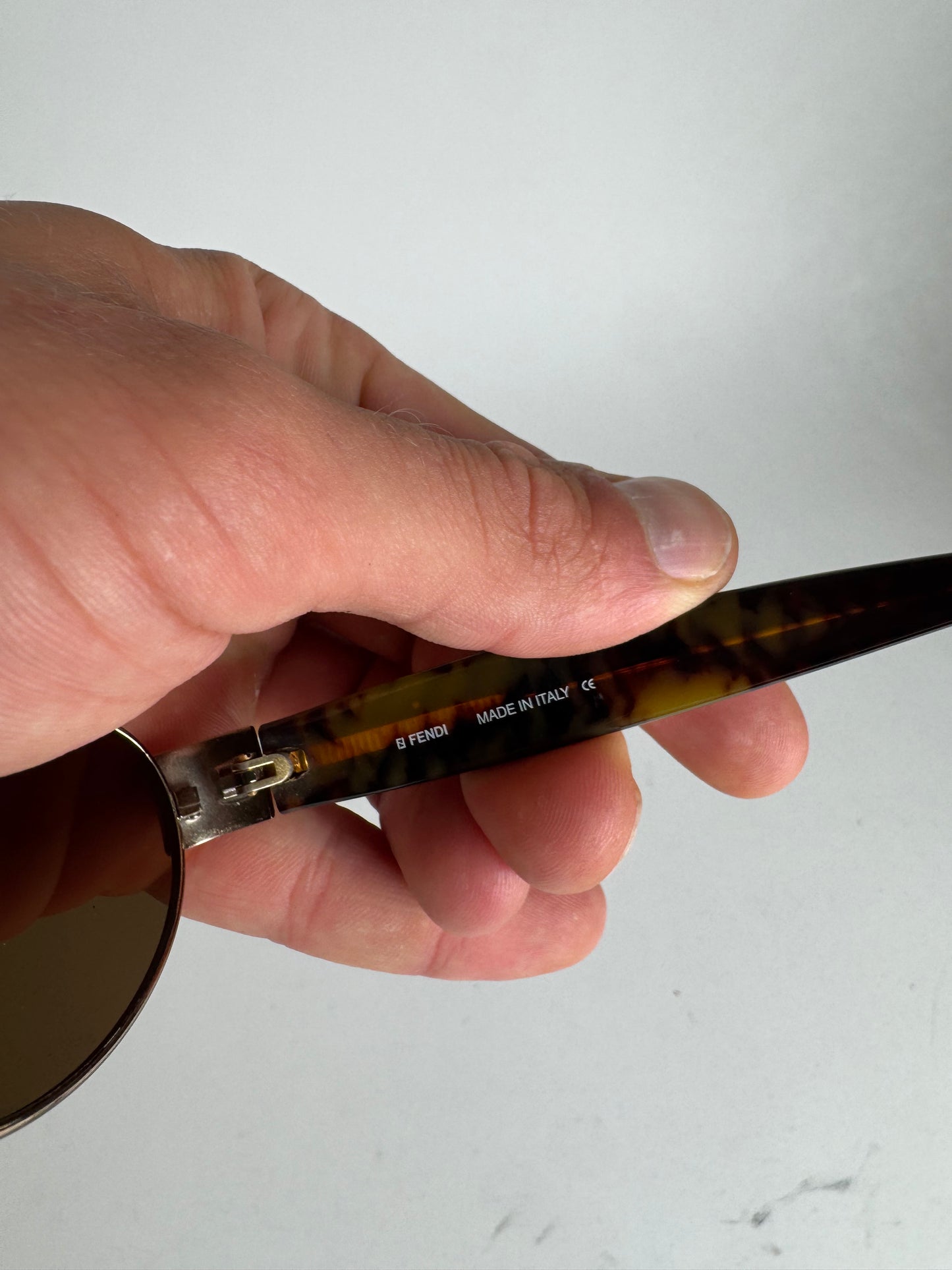 Vintage Fendi Sunglasses black gold