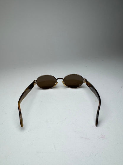 Vintage Fendi Sunglasses black gold