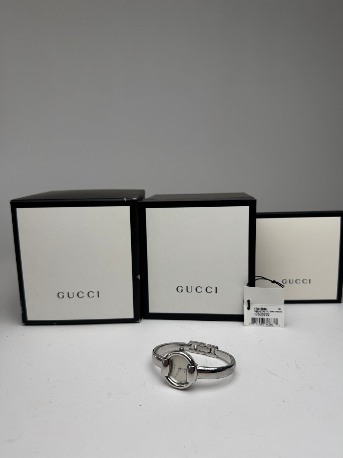 Vintage Gucci Horsebit Steel Watch