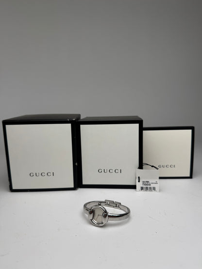 Vintage Gucci Horsebit Steel Watch