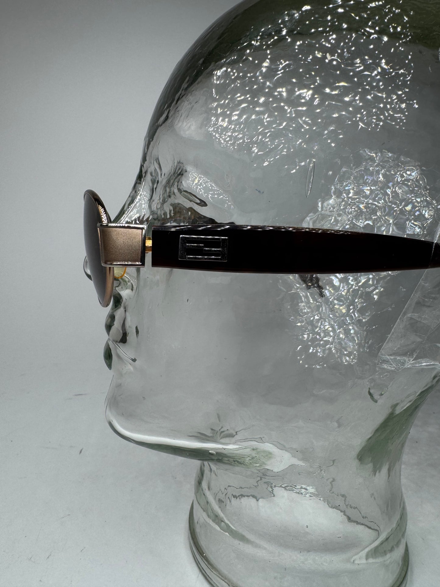 Vintage Fendi Sunglasses black gold