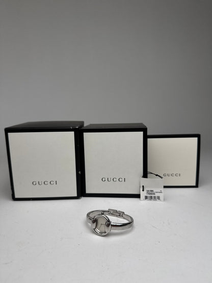 Vintage Gucci Horsebit Steel Watch