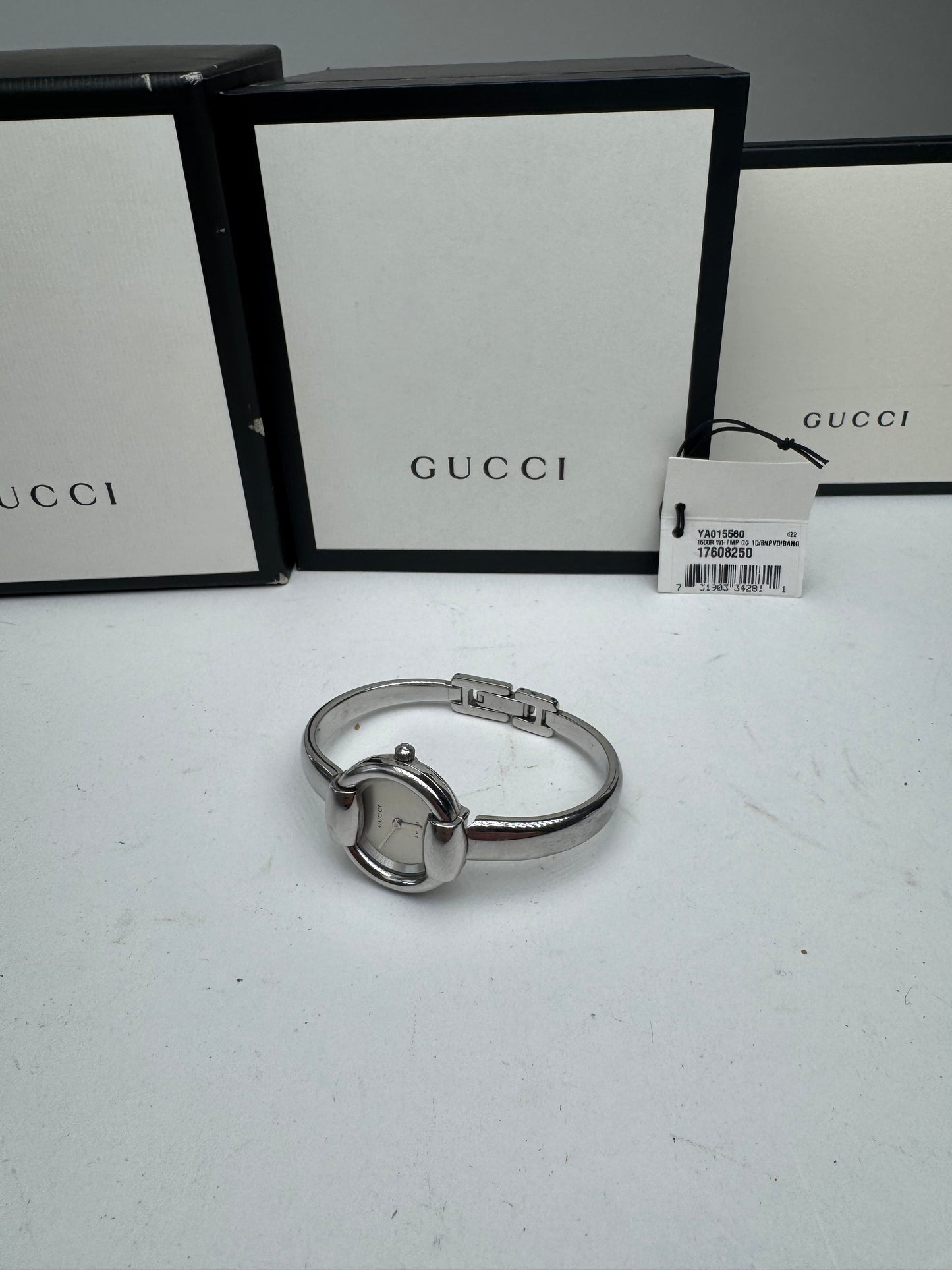 Vintage Gucci Horsebit Steel Watch