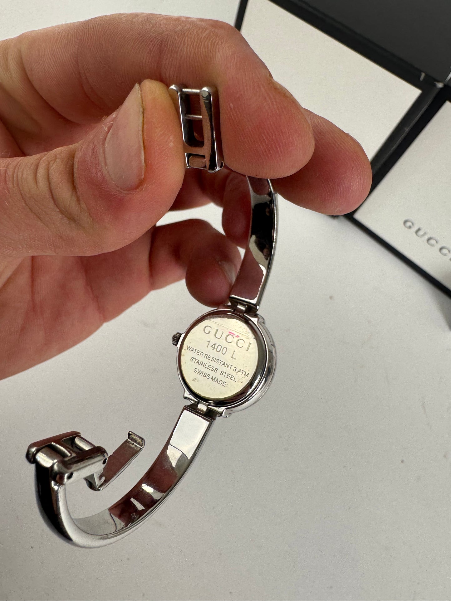 Vintage Gucci Horsebit Steel Watch