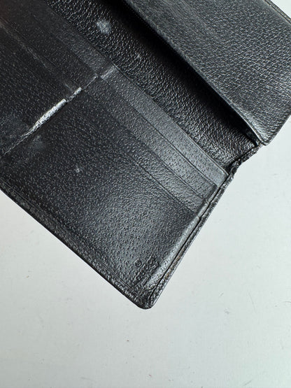 Vintage Gucci leather wallet black