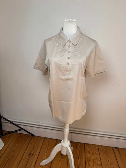 Vintage Dior Poloshirt Silver L