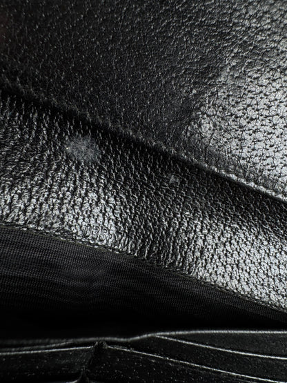 Vintage Gucci leather wallet black
