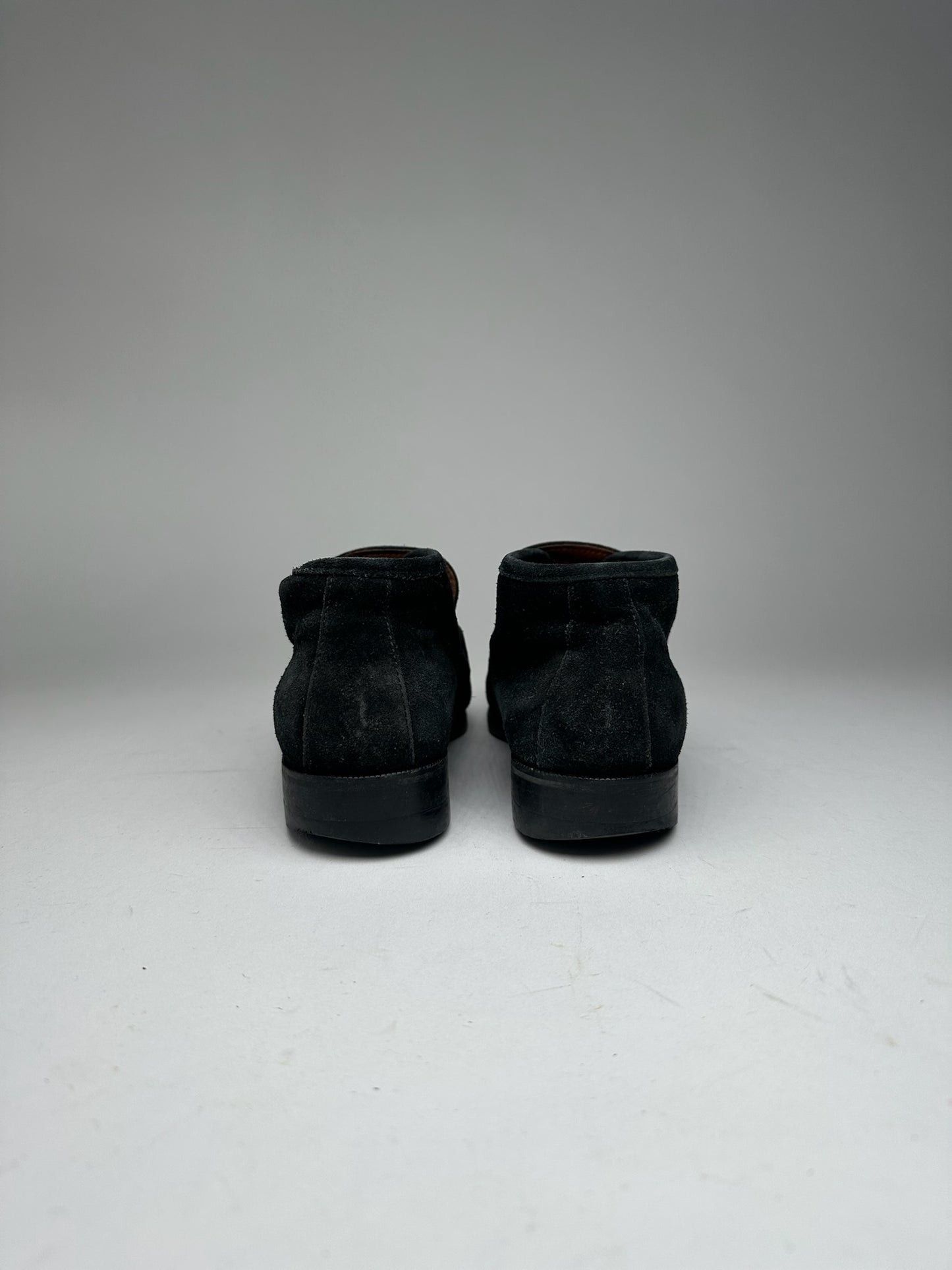 Vintage Gucci Horsebit Suese shoes black