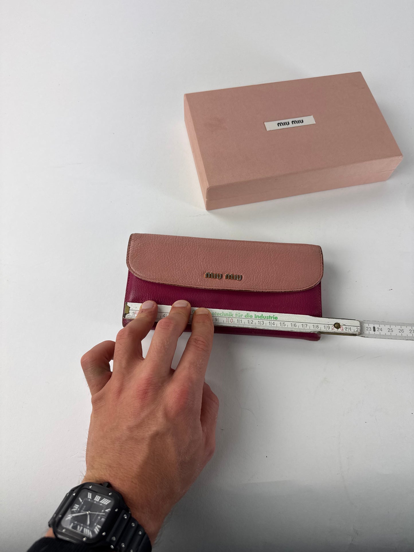 Vintage Miu Miu Leather Wallet Pink