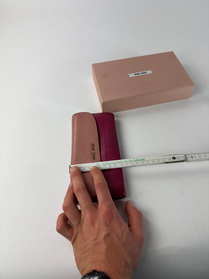 Vintage Miu Miu Leather Wallet Pink