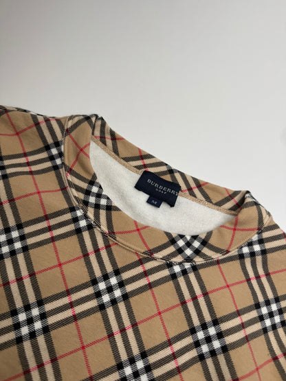 Vintage Burberry Novacheck Crewneck Sweater M