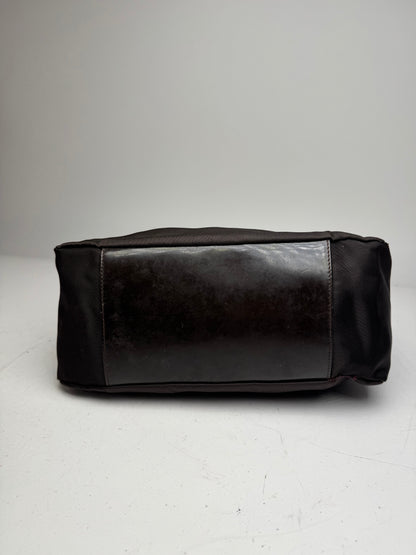 Vintage Gucci Bamboo Top Handle Bag Brown