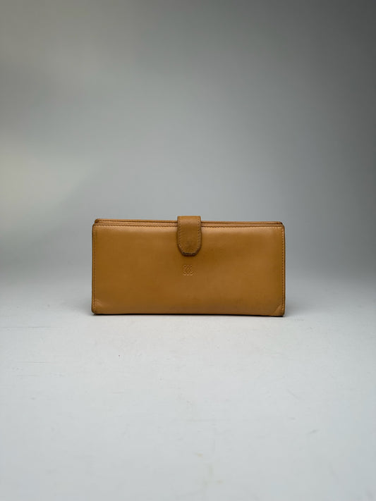 Vintage Loewe Madrid Leather wallet brown