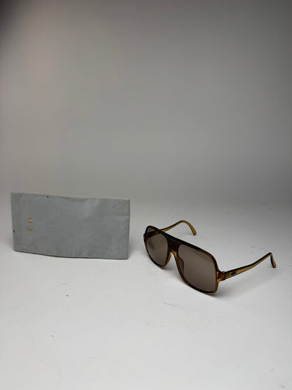 Vintage Dior Aviator Sunglasses brown