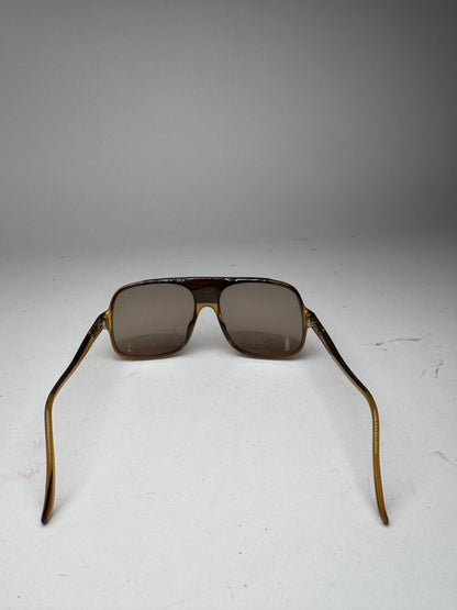 Vintage Dior Aviator Sunglasses brown