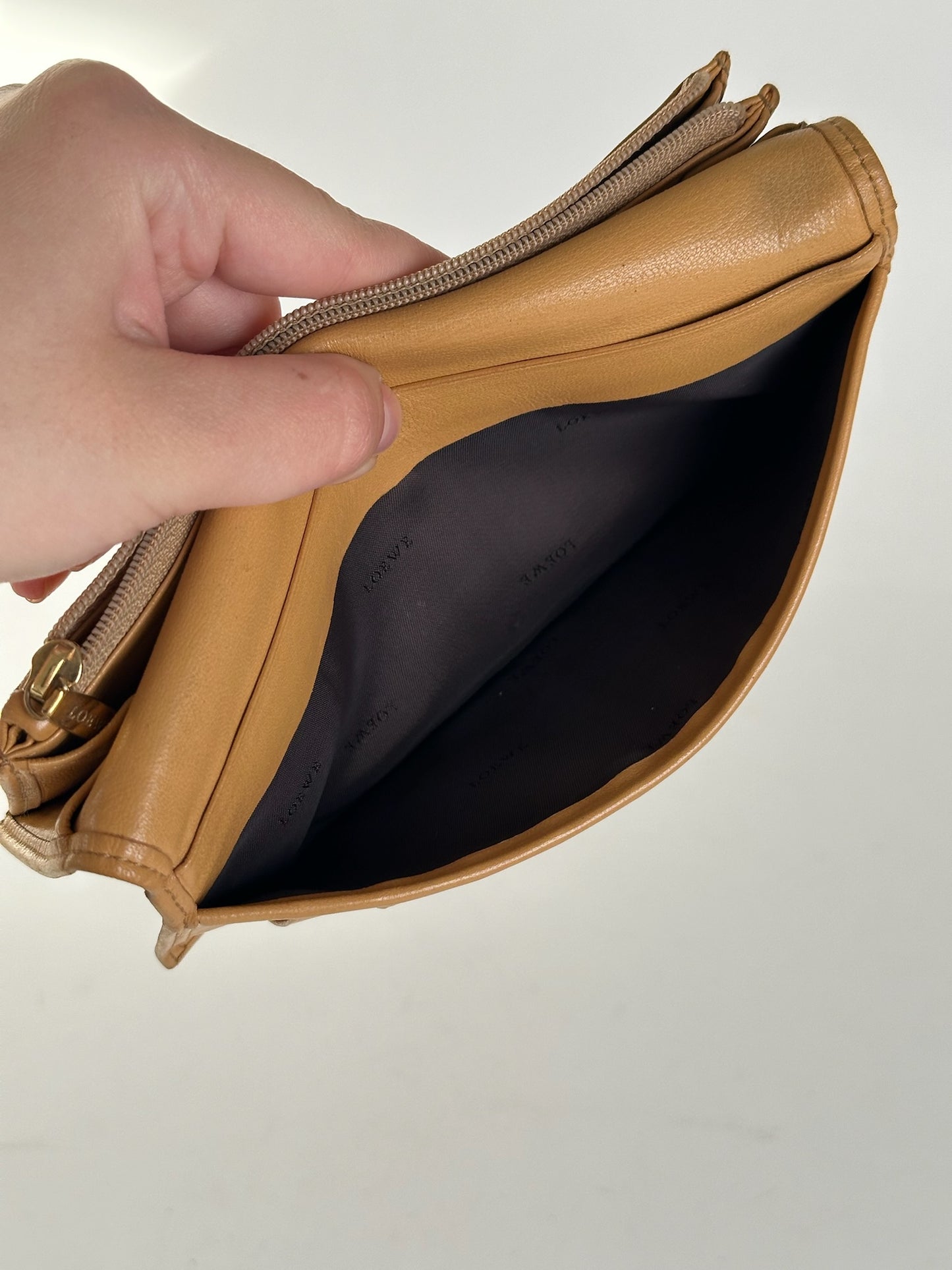 Vintage Loewe Madrid Leather wallet brown