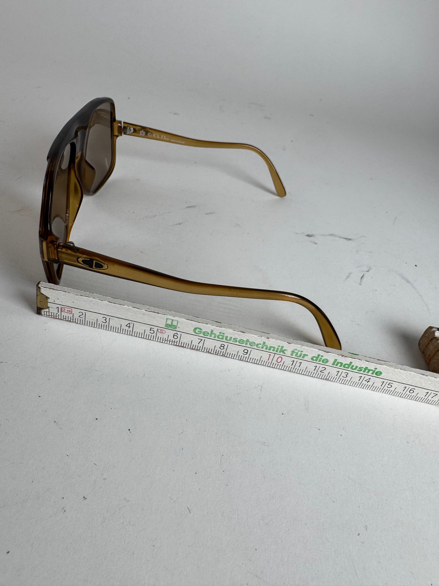 Vintage Dior Aviator Sunglasses brown