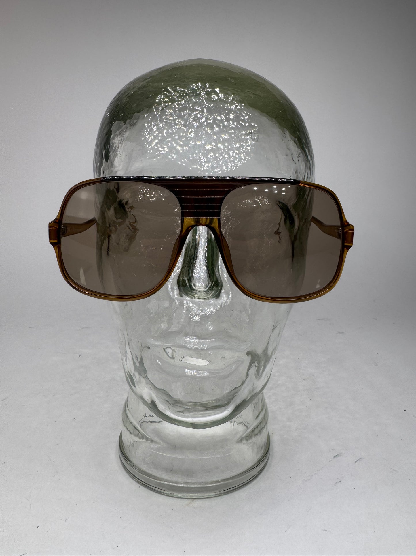 Vintage Dior Aviator Sunglasses brown