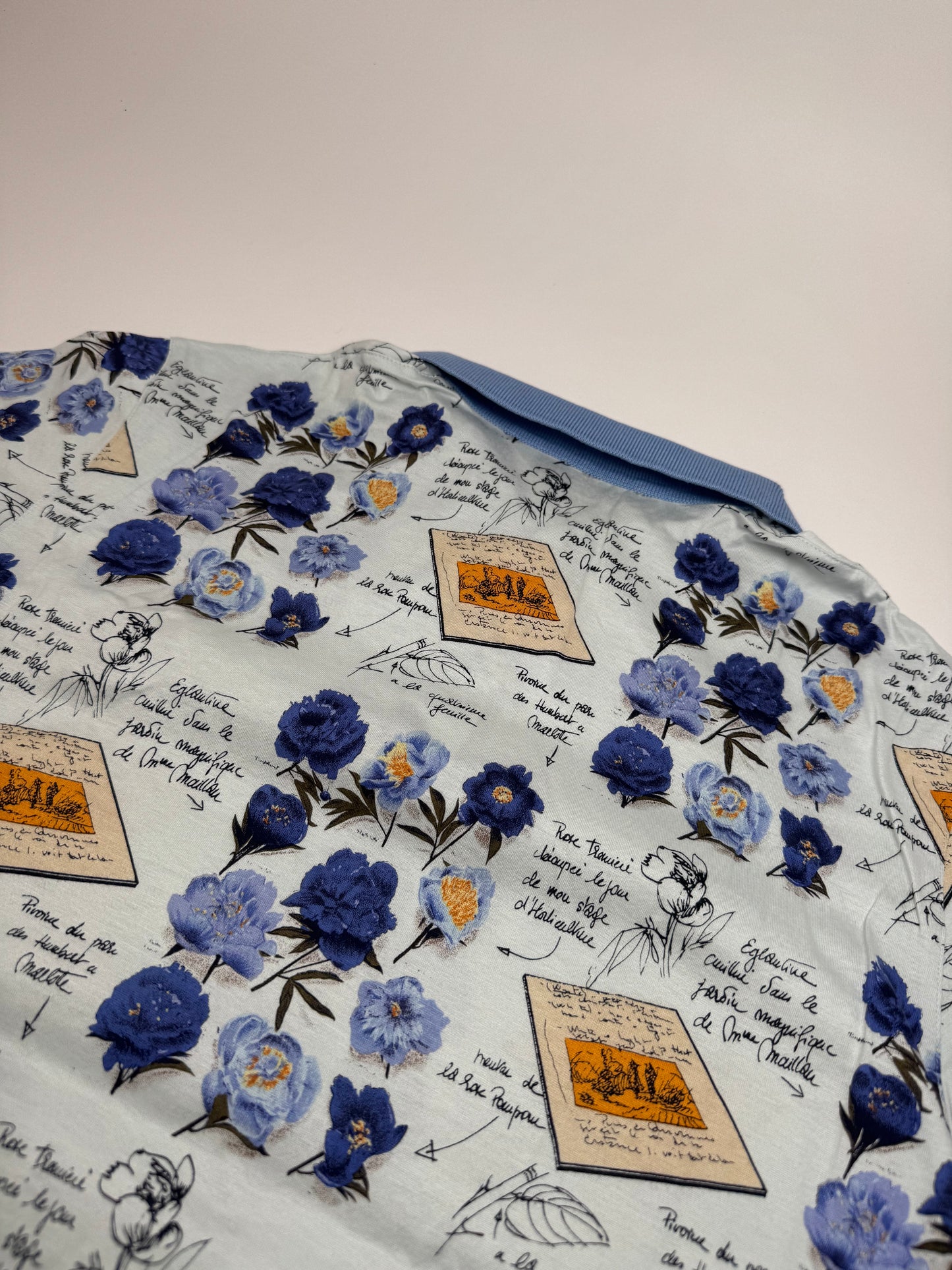 Vintage Dior Poloshirt Blue White L