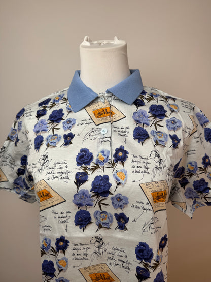 Vintage Dior Poloshirt Blue White L