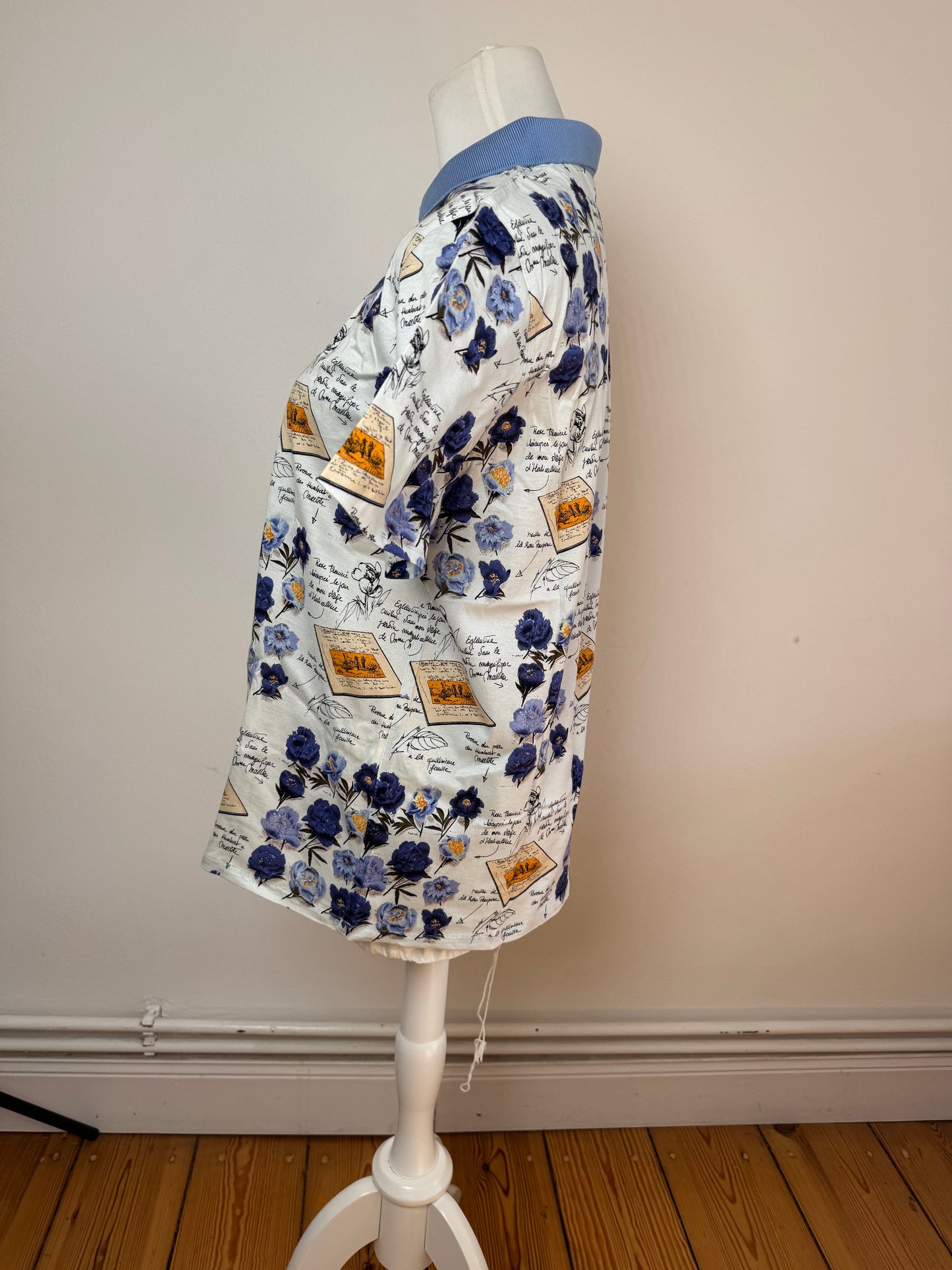 Vintage Dior Poloshirt Blue White L