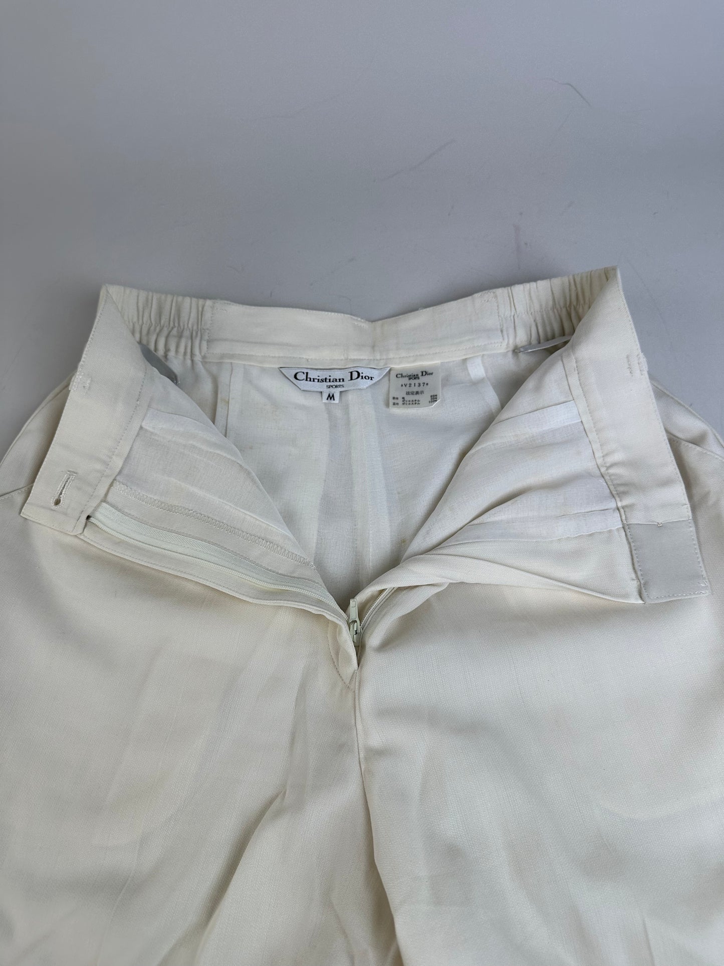 Vintage Dior Tailored Pants Off-White M
