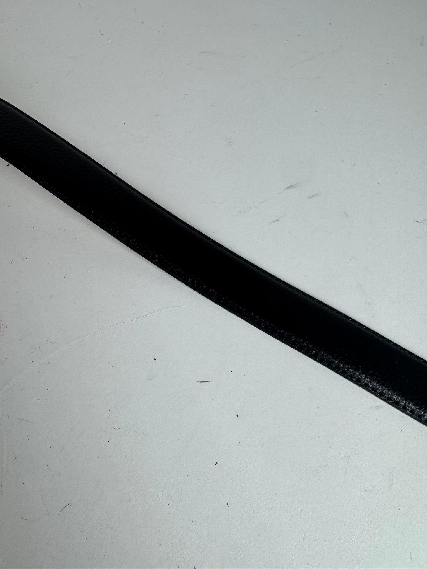 Vintage Cartier Leather Belt black