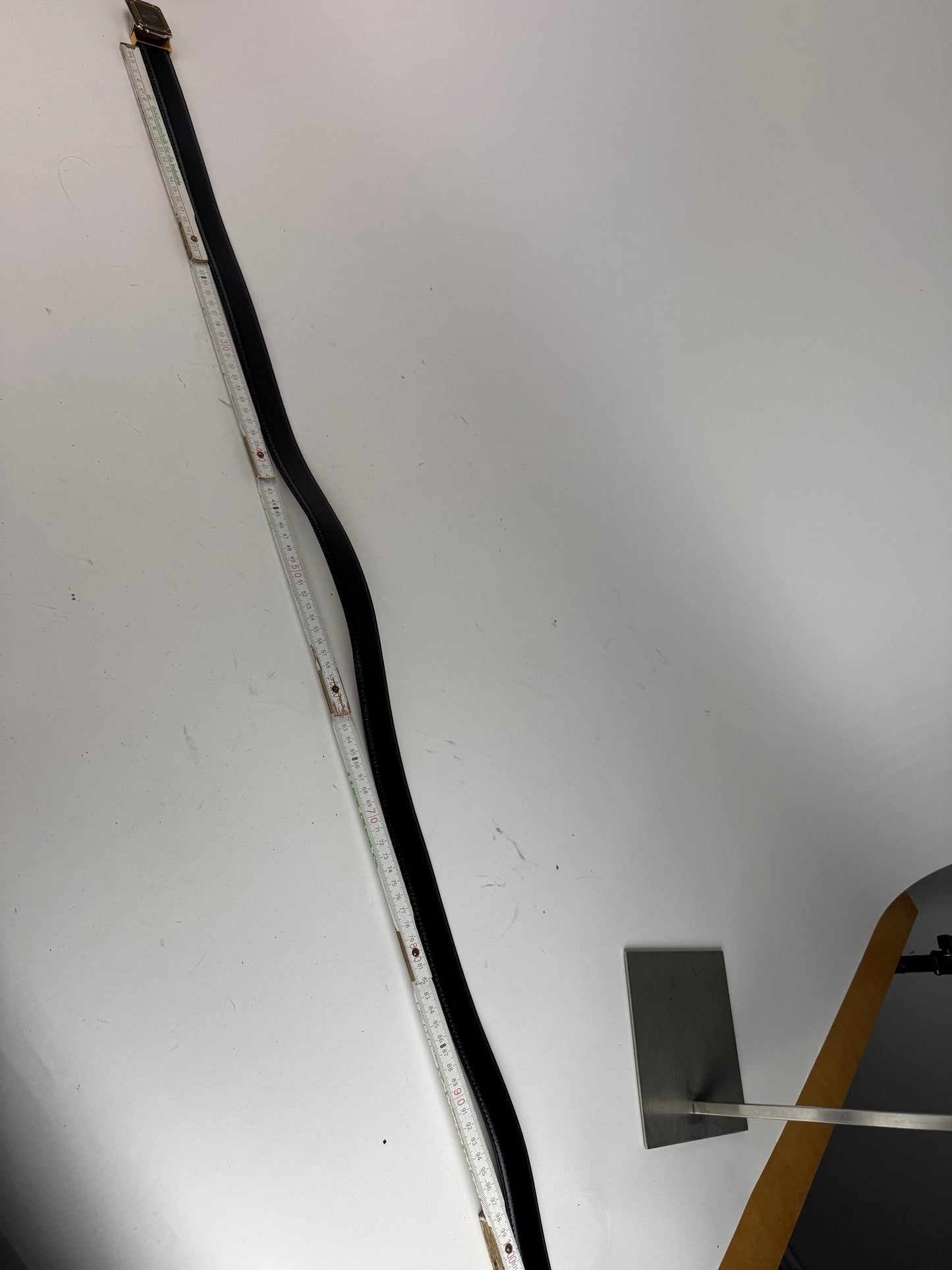 Vintage Cartier Leather Belt black