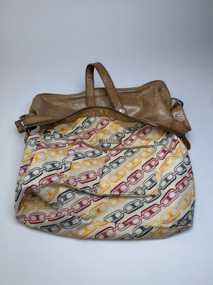 Vintage Celine Paris Leather Handbag Brown