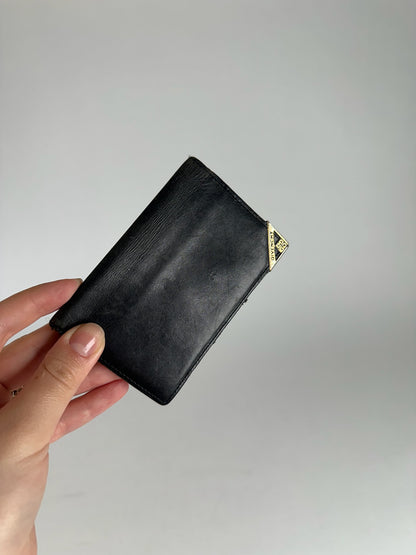 Vintage Givenchy Leather Card Holder black