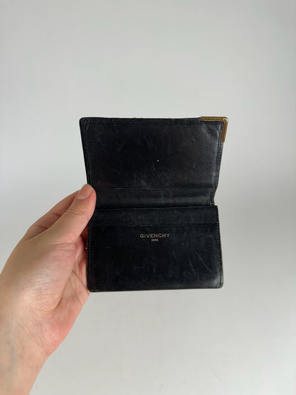 Vintage Givenchy Leather Card Holder black