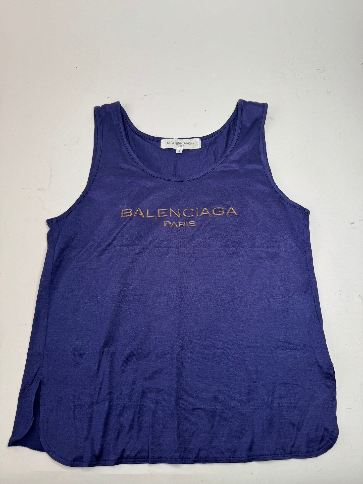 Haut vintage en toile Balenciaga violet M