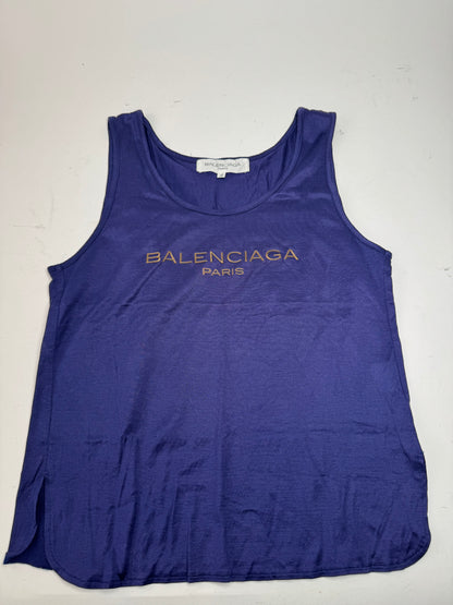 Haut vintage en toile Balenciaga violet M