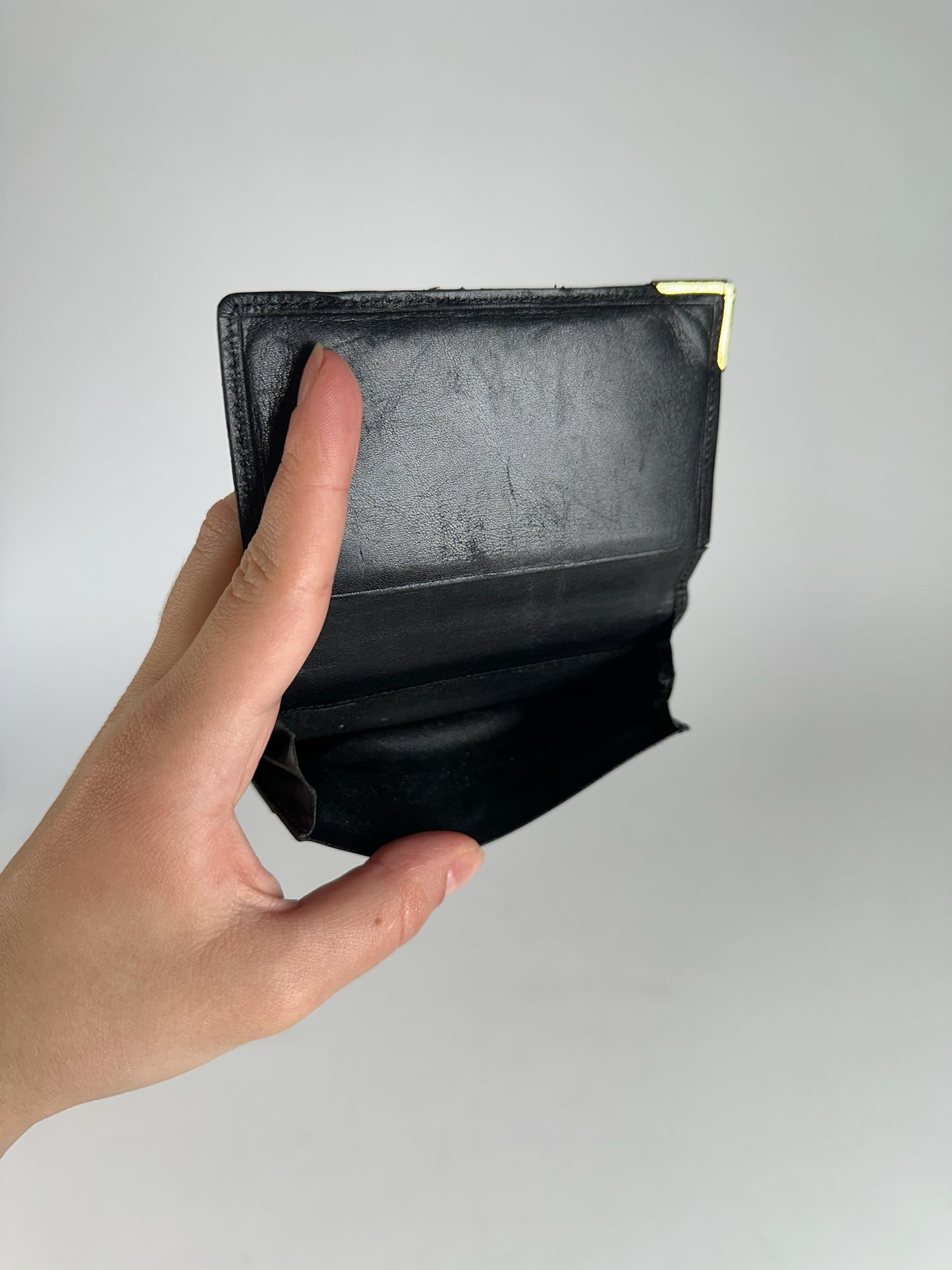 Vintage Givenchy Leather Card Holder black