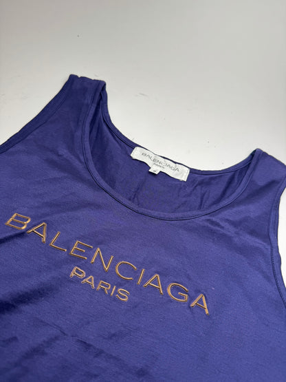 Haut vintage en toile Balenciaga violet M