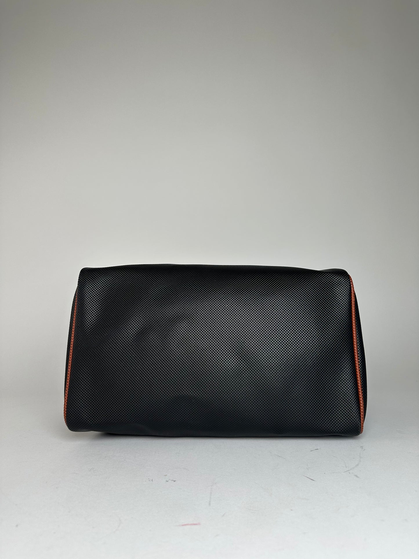 Vintage Bottega Veneta Leather Boston Bag Black Brown