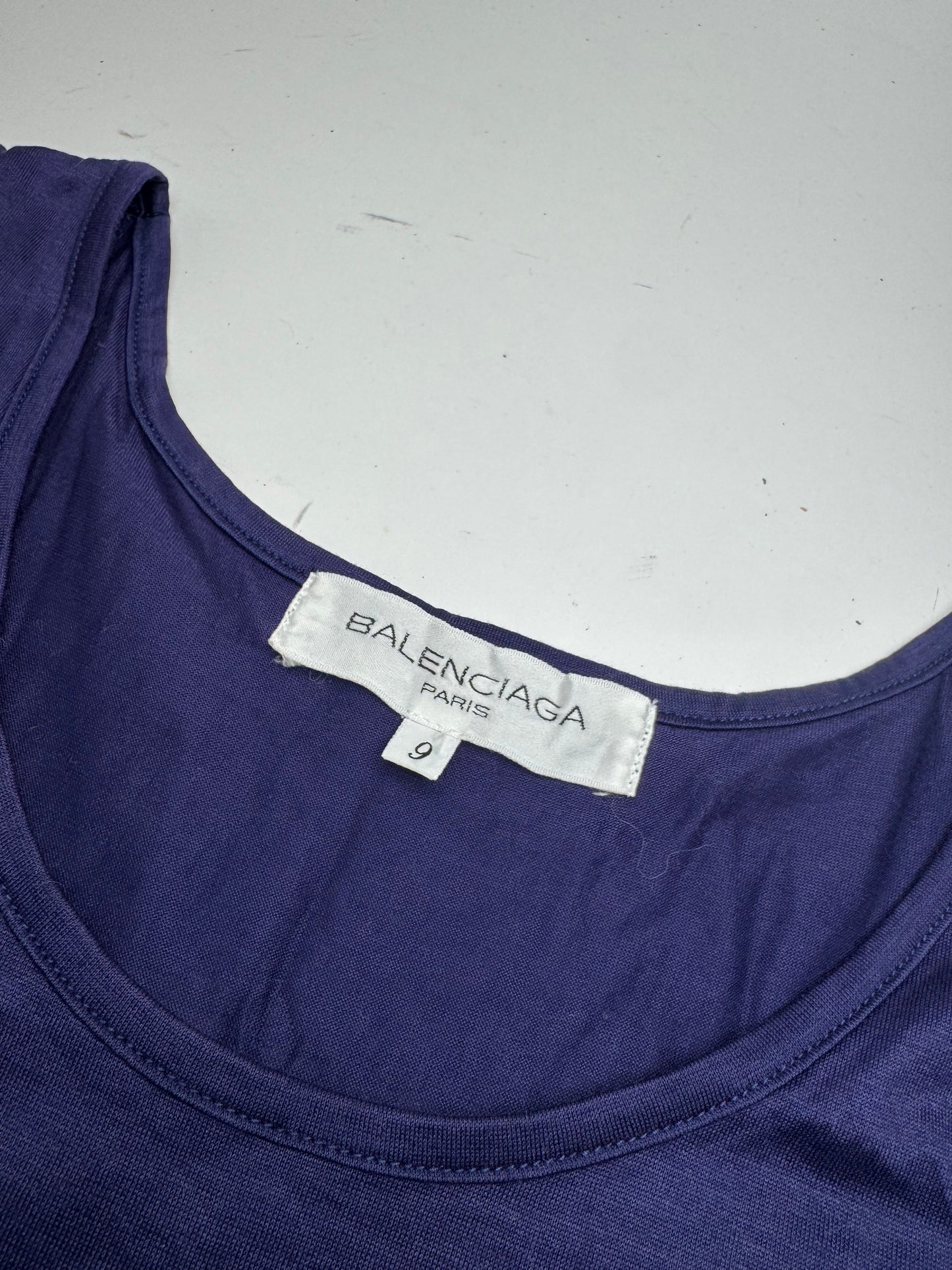 Haut vintage en toile Balenciaga violet M