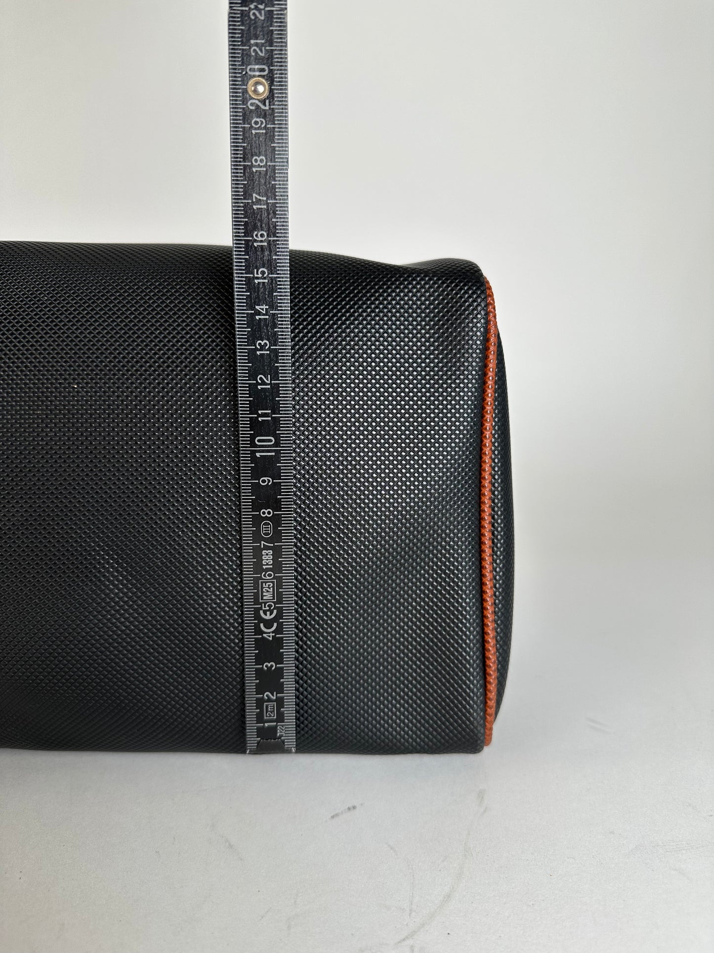 Vintage Bottega Veneta Leather Boston Bag Black Brown
