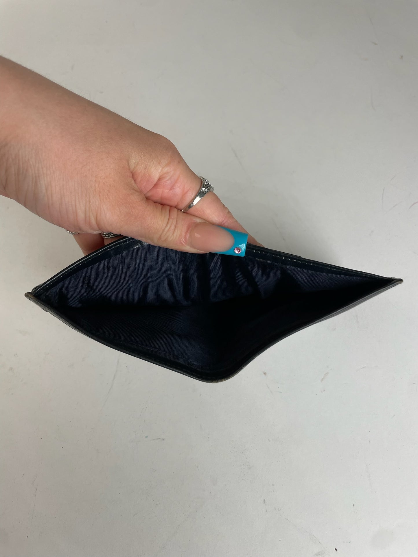 Gucci GG Canvas Cardholder Blue/Beige