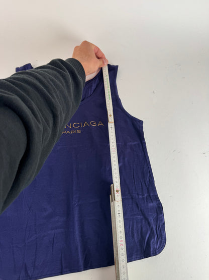 Haut vintage en toile Balenciaga violet M