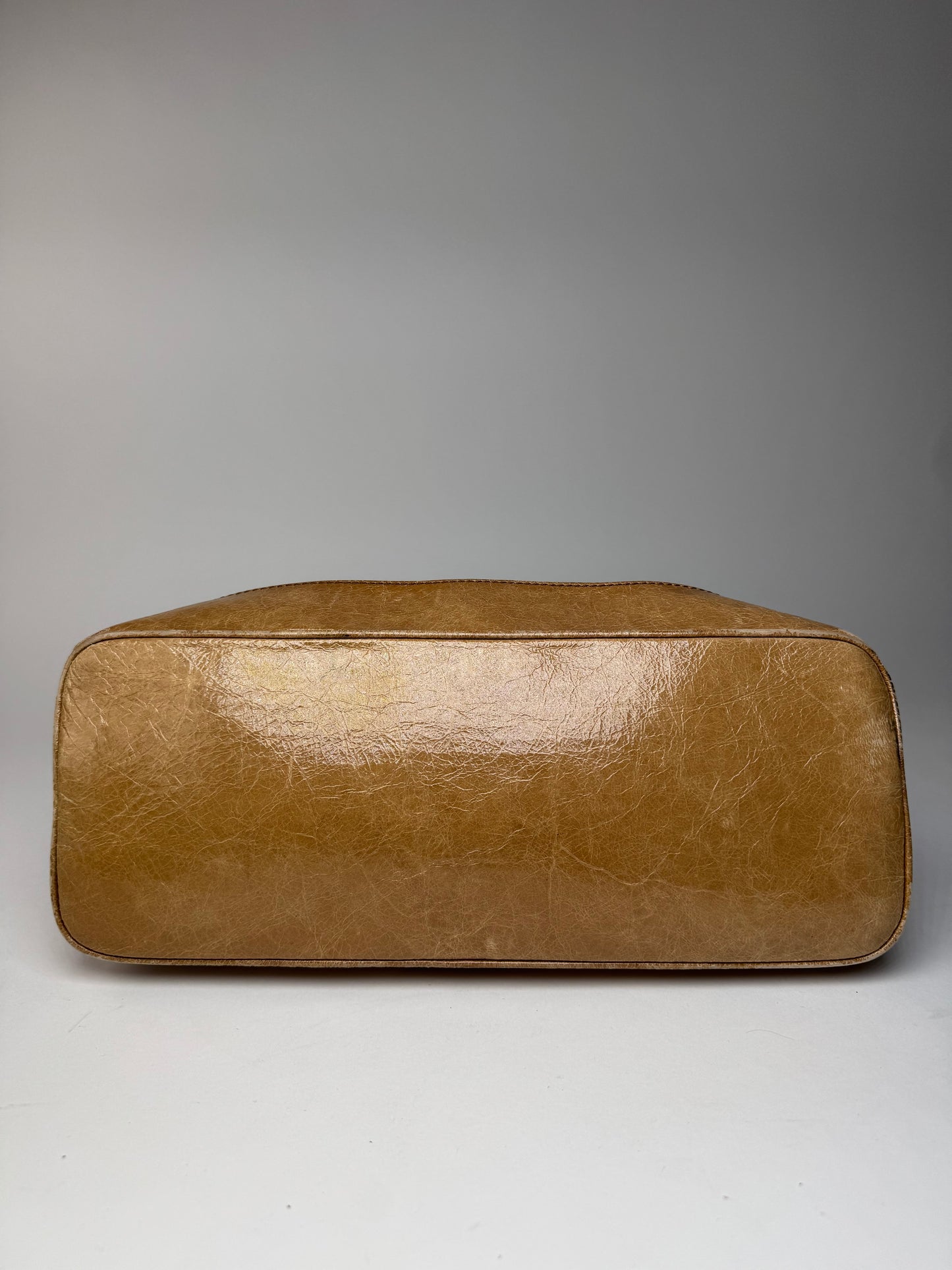Vintage Celine Paris Leather Handbag Brown