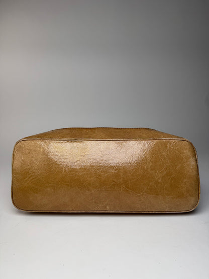 Vintage Celine Paris Leather Handbag Brown