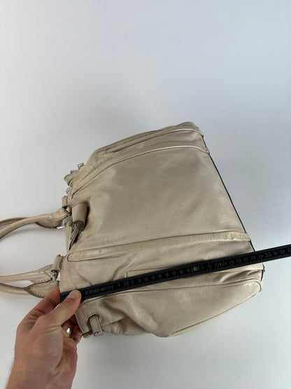 Vintage Celine Paris Leather Handbag Grey