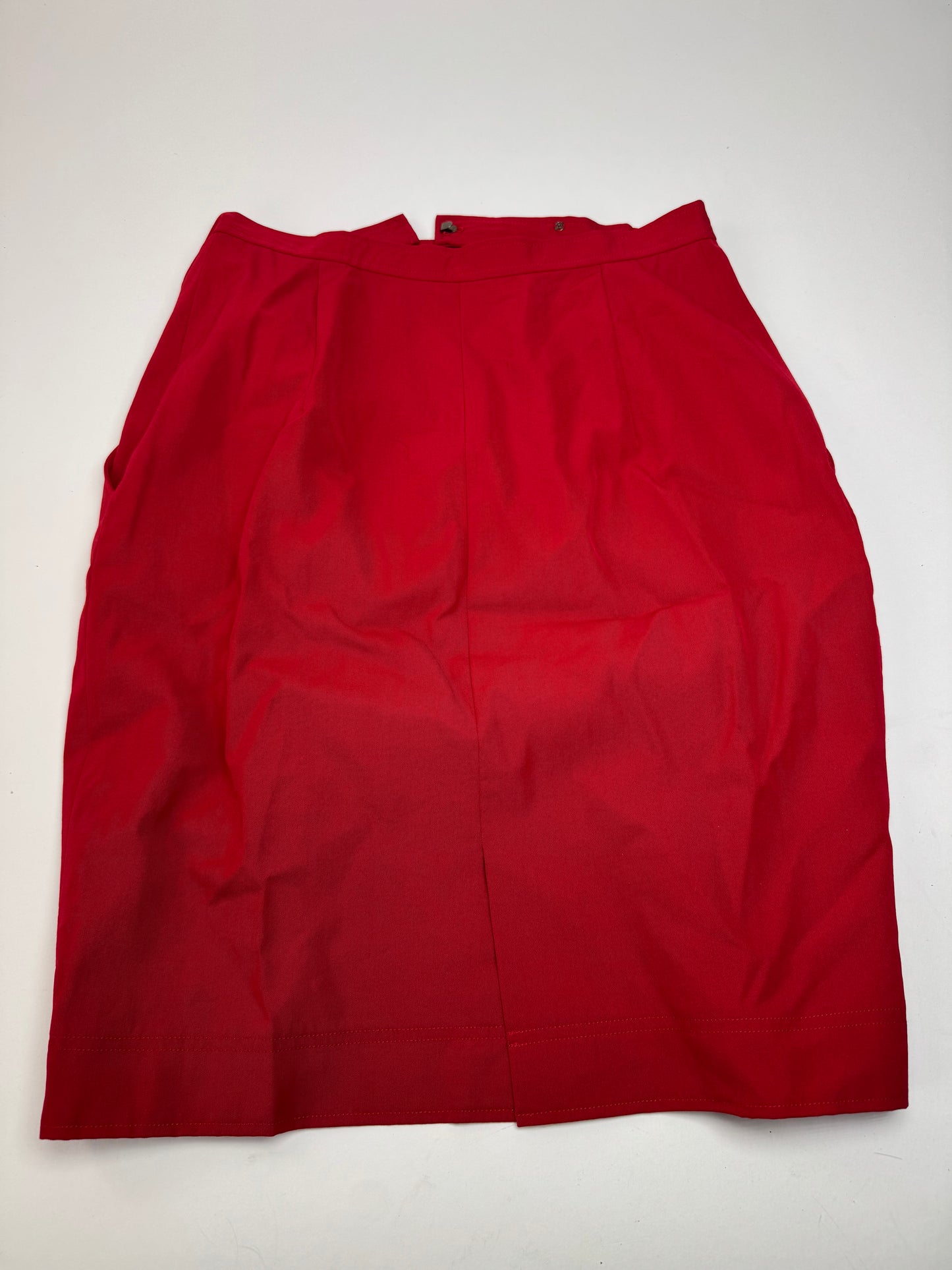 Vintage Dior Canvas Skirt Red S